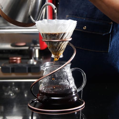 S-shaped Coffee Dripper Holder Iron Filter Cup Stand Xmas Display