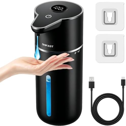 Touchless Automatic Soap Dispenser, 16.9oz/500mL, Black