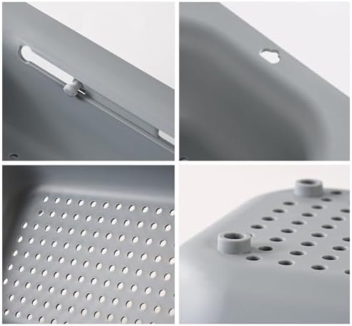 YOXIER Expandable Drain Basket Retractable Colander Retractable Drain