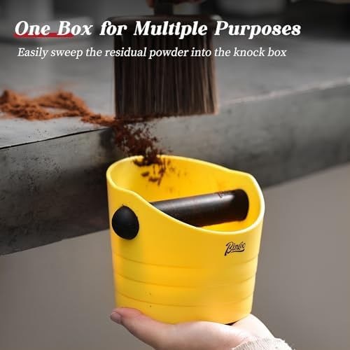 Espresso Knock Box, 0.5L Coffee Ground Knock Box,Shock-Absorbent