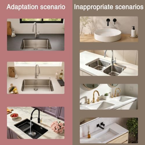 Faucet Mat for Kitchen Sink White Gold Marble Texture Sink Splash