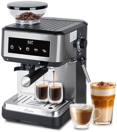 20Bar Espresso Machine with Built-in Grinder