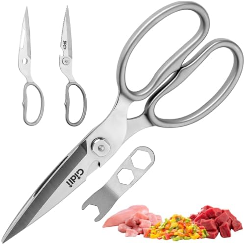 Kitchen Scissors All Stainless Steel – Lifetime Replace. Warranty*