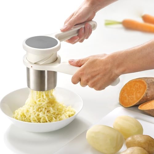Joseph Joseph Helix Potato Ricer Masher Ergonomic Twist-Action Hand