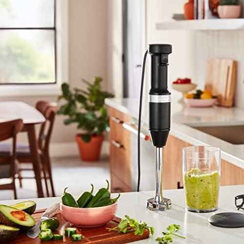 KitchenAid Variable Speed Corded Hand Blender, KHBV53, Matte Black