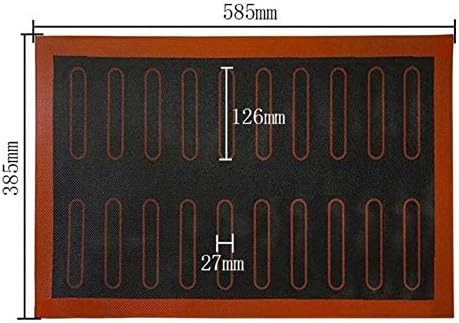 18/20/44 Eclair Pastry Non Stick Silicone Mat Baking Liner Sheet