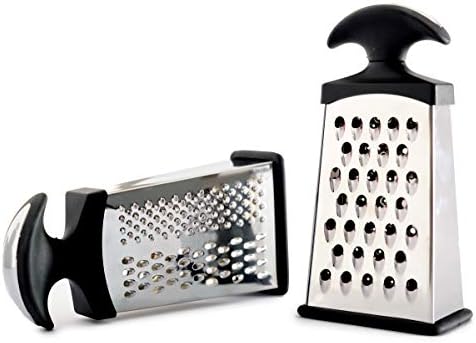 Norpro Mini Grip-EZ Slim Grater with 3 Surfaces, Silver