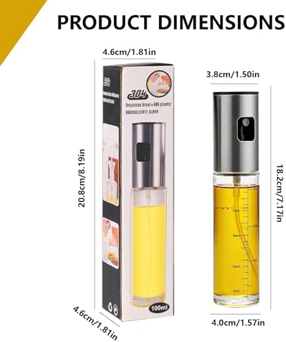 100ml Olive Oil Sprayer, Food Grade Glass