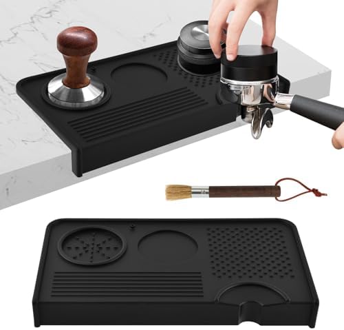 Espresso Tamping Mat, Silicone Portafilter Pad for Counter