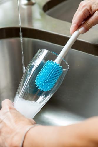 Joie Bottle Brush, Silicone Scrubber with Long Handle, Ideal for