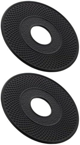 Teapot Heat Pad Cast Iron Japanese Style Trivet 2pcs for Tea Sets