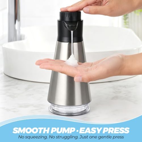 Stainless Steel Soap Dispenser for Hand Soap & Dish Soap