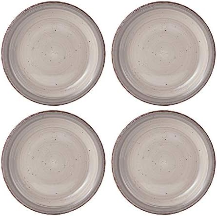 Pfaltzgraff Sadie 16-Piece Cream Dinnerware Set, Service for 4, Durable Stoneware Plates and Bowls with Classic Design, Microwave and Dishwasher Safe
