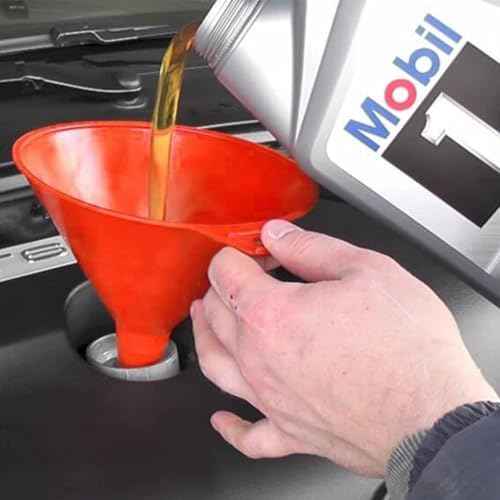DEDC Oil Funnels, Gas Funnels, Plastic Funnel Set for Car, Automotive