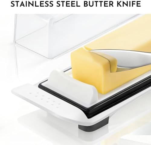 Butter Disher with Lid, IKOCO Butter Keeper Container for Refrigerator