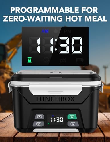 EAST OAK Cordless Electric Lunch Box with Timer