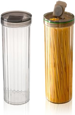 Airtight Spaghetti Container Storage Clear Pasta Holder Organizer