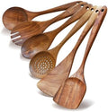 Wooden Spoon Set-6 Piece Wooden Cutlery-Daily Wooden Cutlery Cooking