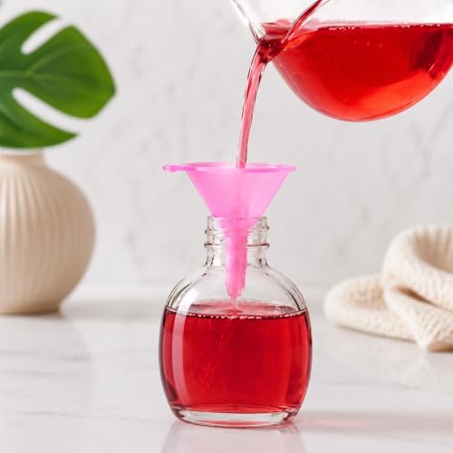 6 Pcs Plastic Funnel Set for Kitchen, All Purpose, Multicolor