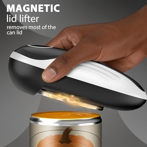 Rechargeable Electric Can Opener, Black