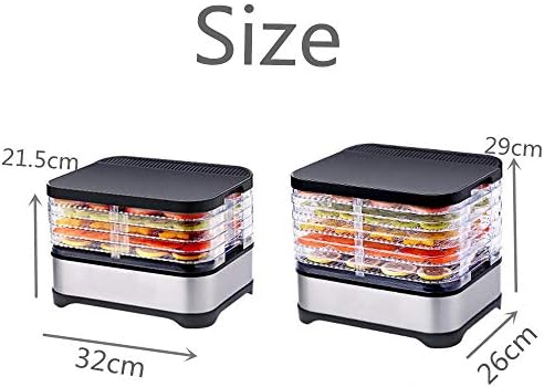 Countertop Food Dehydrator, 8 Temperature Adjustments