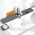 Faucet Mat for Kitchen Sink, Splash Guard with Cup Coaster