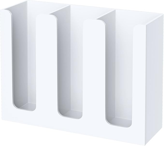 KOTEMON Acrylic Cup Holder, 3 Compartment, Disposable Coffee Cup Dispenser by KOTEMON