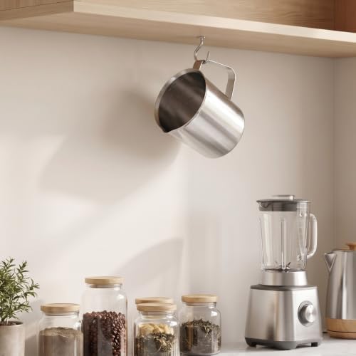Stainless Steel Measuring Cup, 16 Oz Metal Milk Frothing Pitcher