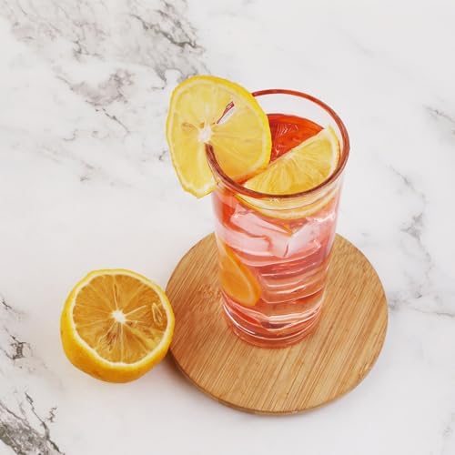 Highball Glasses Set of 12-8oz Tall Water Glasses for Mojito, Whiskey