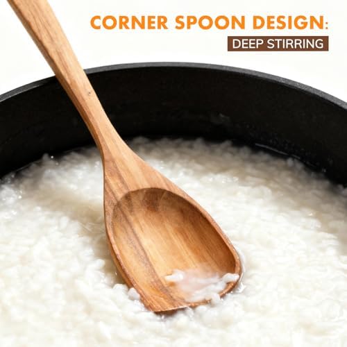 FillTouch 24 Inch Large Wooden Spoon for Cooking
