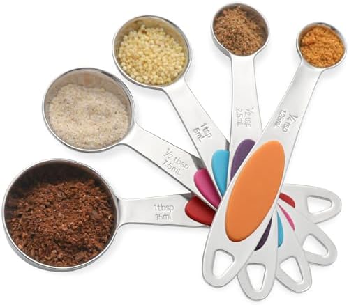 Magnetic Measuring Spoons Set Stainless Steel Measuring