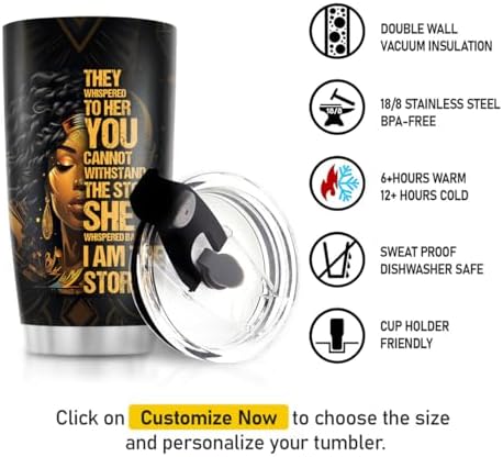 Sistabag - Tumbler For Black Women - Birthday, Mother's Day