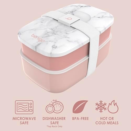Bentgo Classic Stackable 3-Compartment Adult Bento-Style Lunch Box