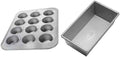 USA Pan Bakeware Muffin Pan, 12-Well, Aluminized Steel & Nonstick