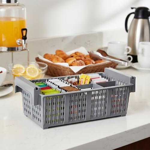 1-Piece Commercial Dishwasher Rack, Silverware Drying Basket with 8