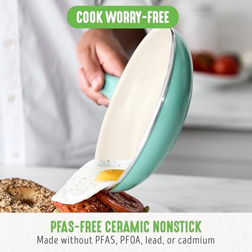 GreenLife 2 Piece (7” & 10”) Ceramic Nonstick Frying Pan Set