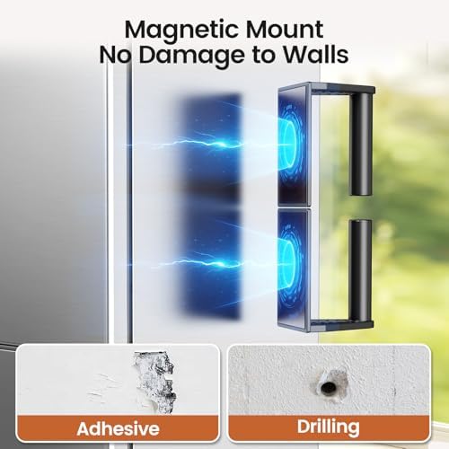 Magnetic Adjustable Paper Towel Holder, No-Drill