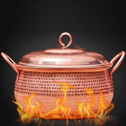 Handcrafted Hammered Copper Cookware Set - Ideal for Copper Chef