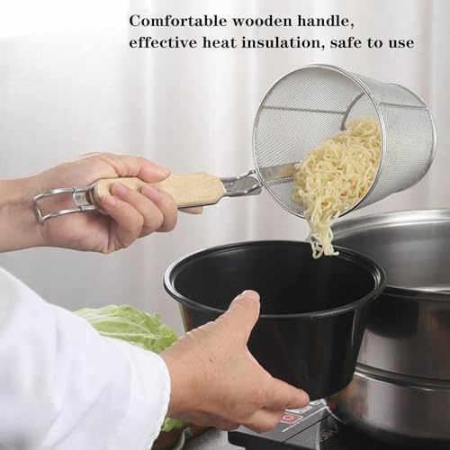 2 Pieces Pasta Strainer Basket Stainless Steel Fine mesh Pasta