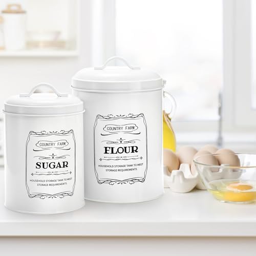 yarlung Set of 4 Kitchen Canisters with Airtight Lids, Coffee Tea