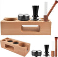 Espresso Accessories Kit 5-PCS Including 54mm Wooden Portafilter