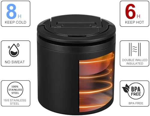 40oz Insulated Food Jar-Say Goodbye to Spills&Cold Meals|QuickLift