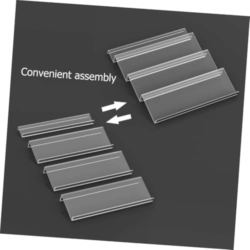 Acrylic Spice Rack Organizer, Expandable Tiered Drawer Insert Shelf