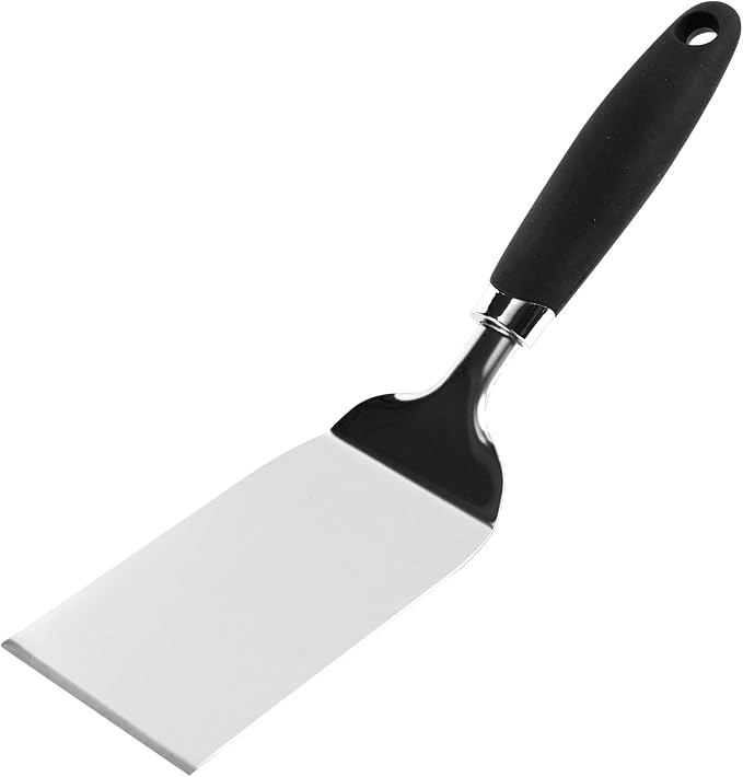 Metal Spatula for Cast Iron Skillet Grill & BBQ, Flat Top Griddle Spatulas for by JXWING