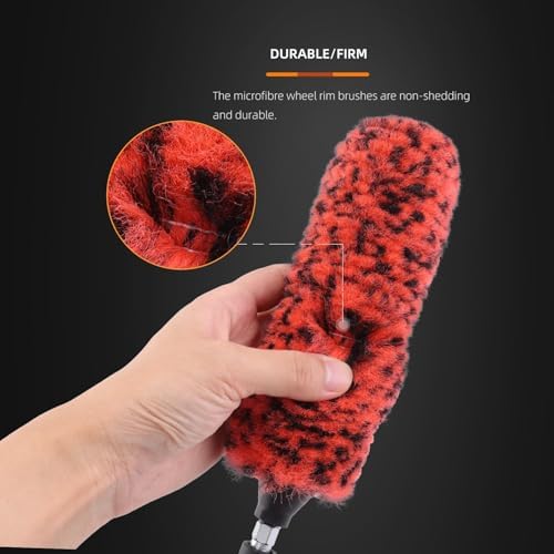 SPTA 1-Piece Microfiber Drill Wheel Brush