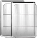 GIUOIDUO Baking Sheet with Racks Set [2 Sheets + 2 Racks], Stainless
