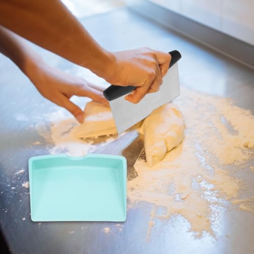 Dough Scraper Cutter Set with Stainless Steel and Plastic Handles