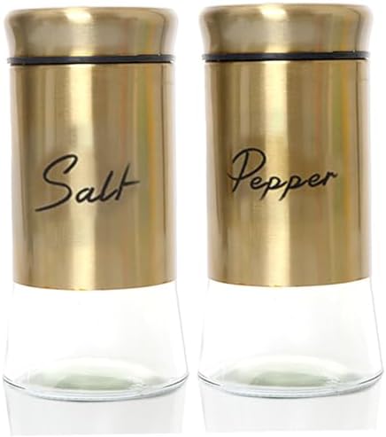 Salt and Pepper Shakers Set 150ml Glass Salt and Pepper Shakers with