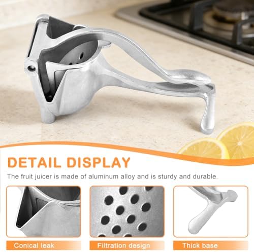 Aluminum Alloy Lemon Squeezer with 4 Mesh Straining Bags