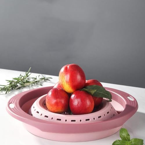 BESPORTBLE Telescopic Foldable Drain Basket Kitchen Strainer Fruit